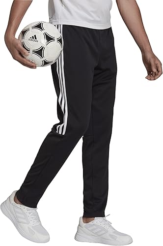 Vista 6 de adidas Aeroready Sereno - Pantalones deportivos ajustados de 3 rayas de corte cónico para hombre