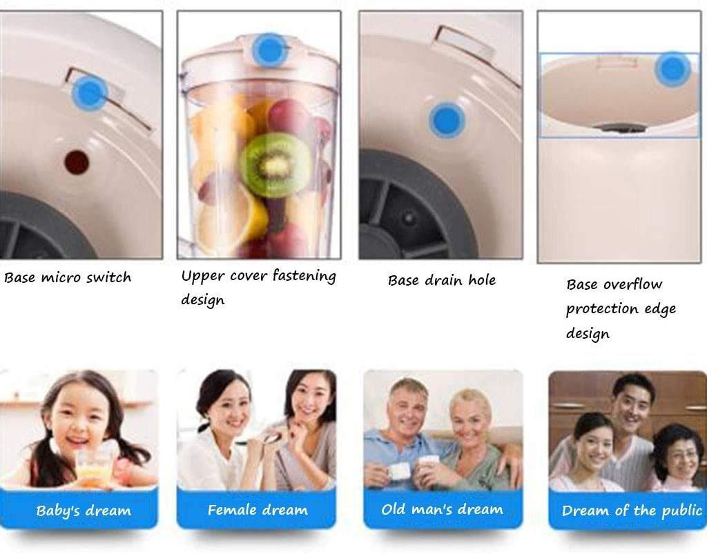 Estrattore di succo per frutta, verdura con frullatore, tritatutto, tritatutto e robot da cucina, spremiagrumi centrifugo in acciaio inossidabile