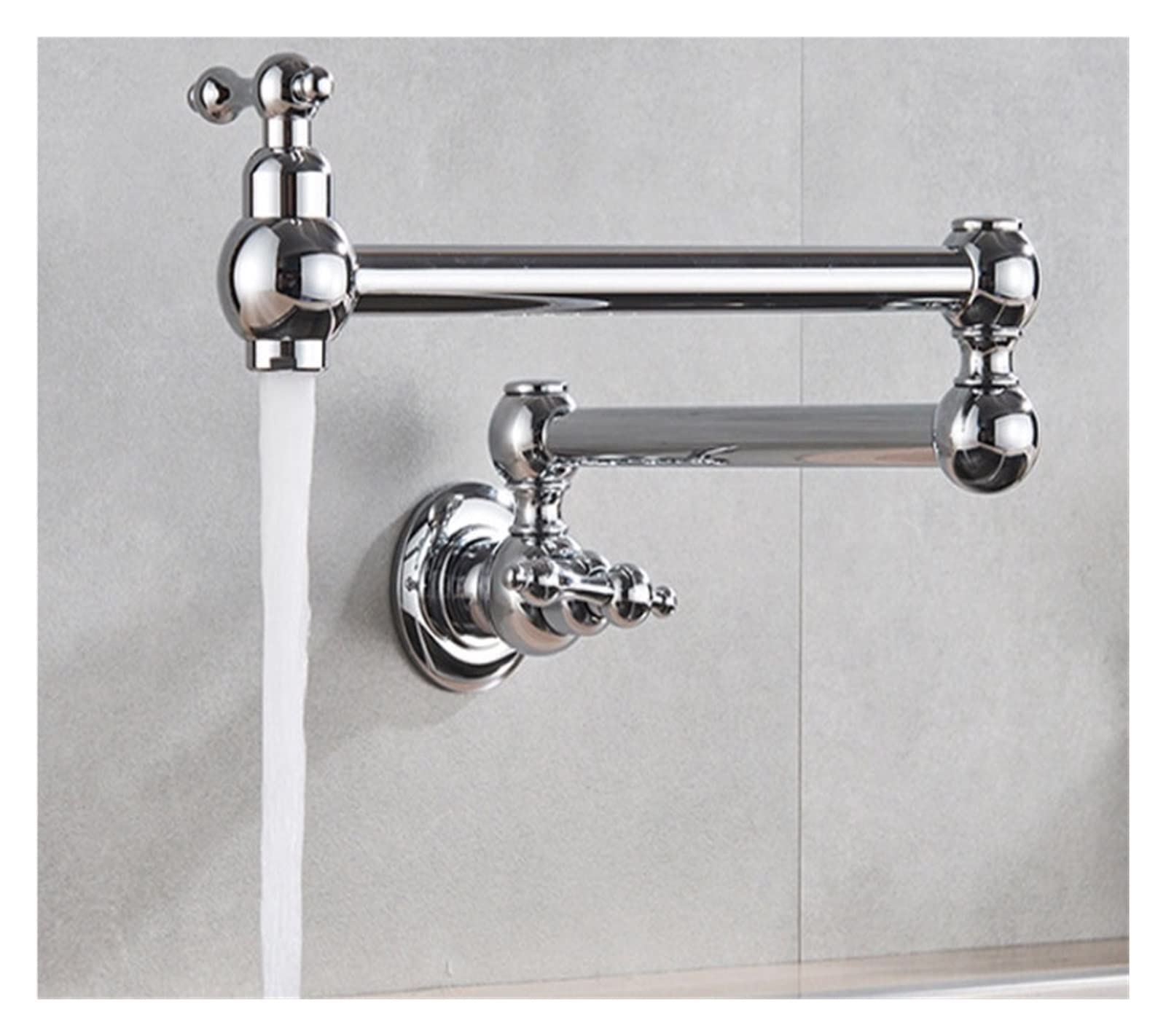 Grifo de fregadero de cocina plegable LWX monomando de agua fría de latón
