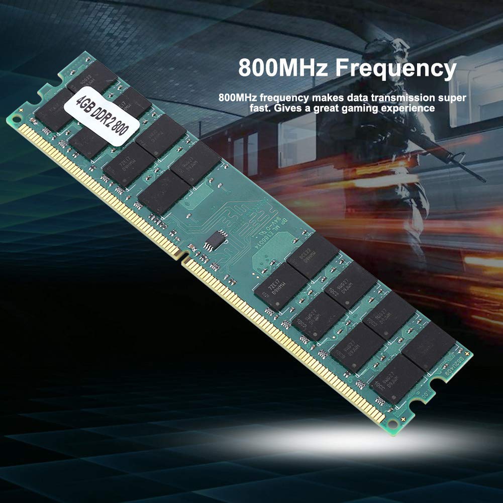 Modulo di Memoria DDR2 da 4 GB 800 MHz, trasmissione dati veloce da 4 GB ad alta capacità da 800 MHz 240PIN RAM DDR2 per per PC2-6400 Desktop