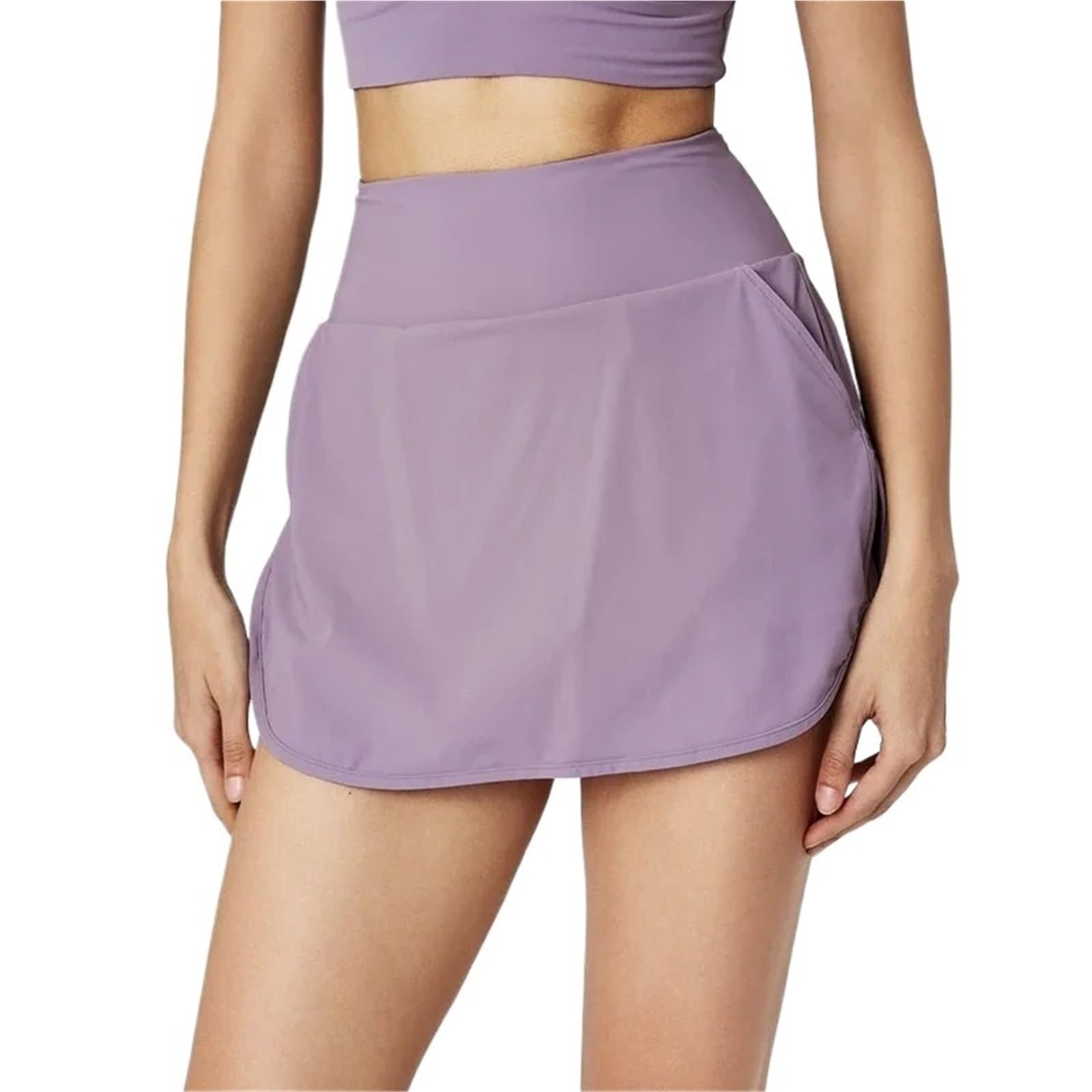 Gonne da Tennis da Donna in Nylon Spandex con Tasca