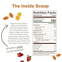 Vista 2 de Puffworks Bocadillos de mantequilla de maní orgánicos PBJ originales y fresas