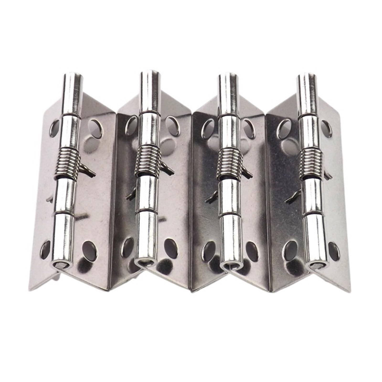 Wsqhao One Color 6Pcs Stainless Steel 304 Cabinet Hinge Spring Automatic Closing Back For Doors(2 Inch)