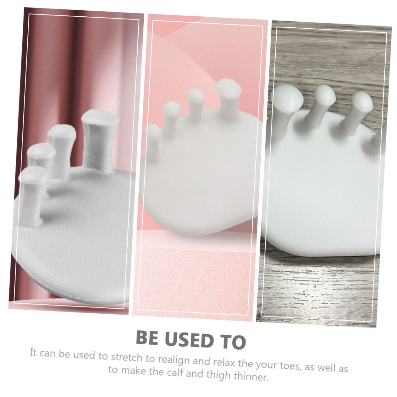 NOLITOY 1Pair Bunion Toe Correctors Foot Training Tools Calf Device for Realigning Toes Thighs Durable Comfortable Foot Orthotic for Women Men for Daily Use