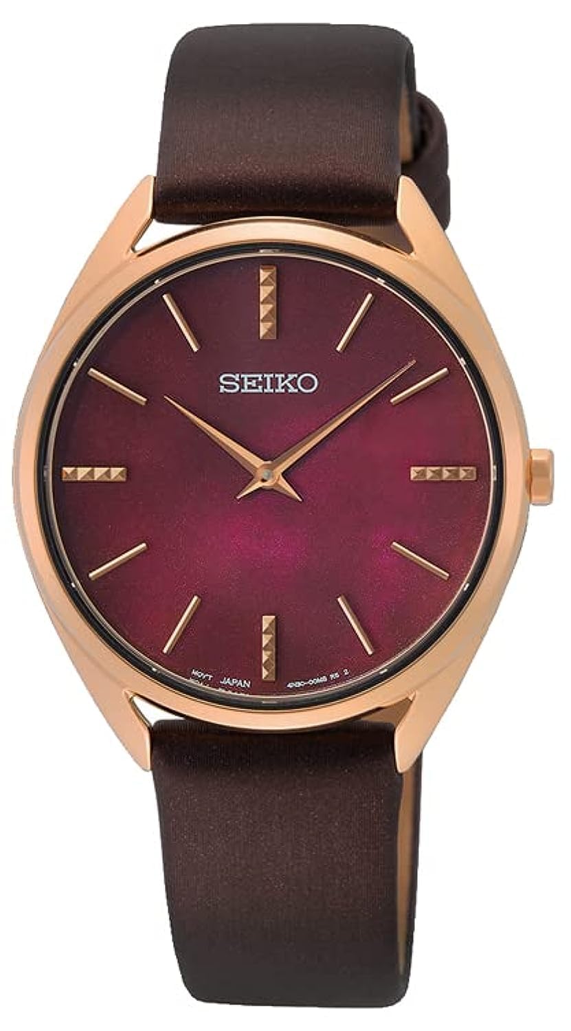 Seiko Leather Women Ladies Dress Analog Watch - Swr082P1, Brown (B0B77Y3HKL) Amazon Price History, Amazon Price Tracker