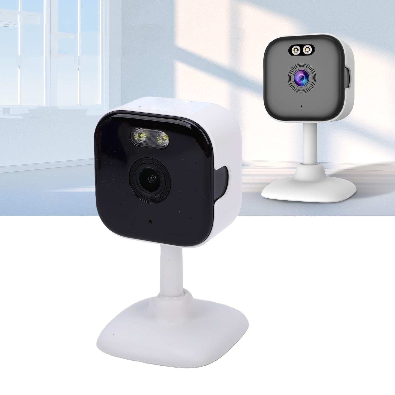 Garsent Cámara de Seguridad para el Hogar 2K, Cámara WiFi Interior con Banda Dual 5G 2.4G, para Mascotas de 3MP para bebé Perro Gato, Audio Bidireccional PIR Detección de