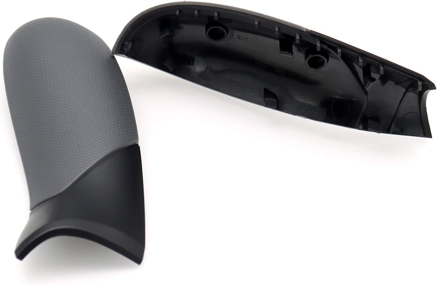 New Replacement Custom Rubberized Rear Grips Right Left Side Rails Handles Grips Back Panels for Xbox One Elite Wireless Controller (Black)