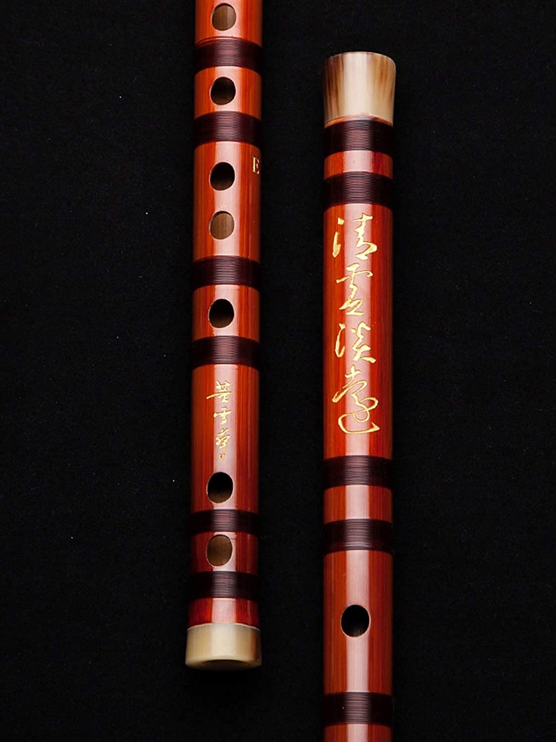 Profesjonalny flet do zabawy ze starymi materiałami i bambusowym fletem, wysokiej klasy flet i bambusowy flet antyczny instrument muzyczny Dizi (kolor: D)