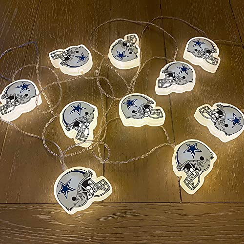 NFL-LED-Helmet-String-Lights-with-Adaptor-Plug-Included-Battery-Operated-Football-Fairy-Lights-for-Indoor-Home-Decor