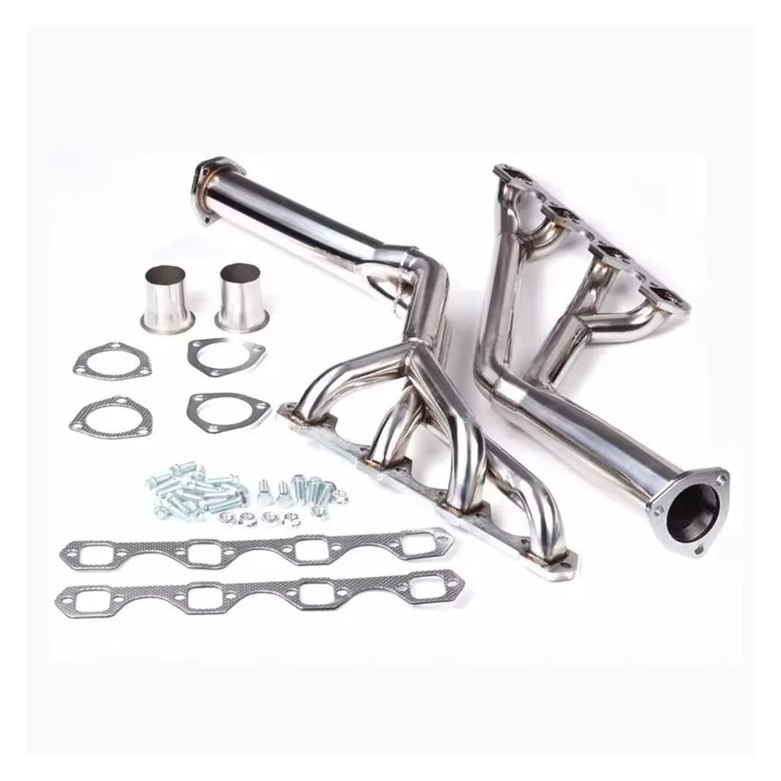 Cola De Escape Coche Para Ford, Para Mercury, Para Mustang, Para Cougar, 260, 289, 302 Colectores Escape Tri-Y Acero Con Recubrimiento Cerámico Punta Escape