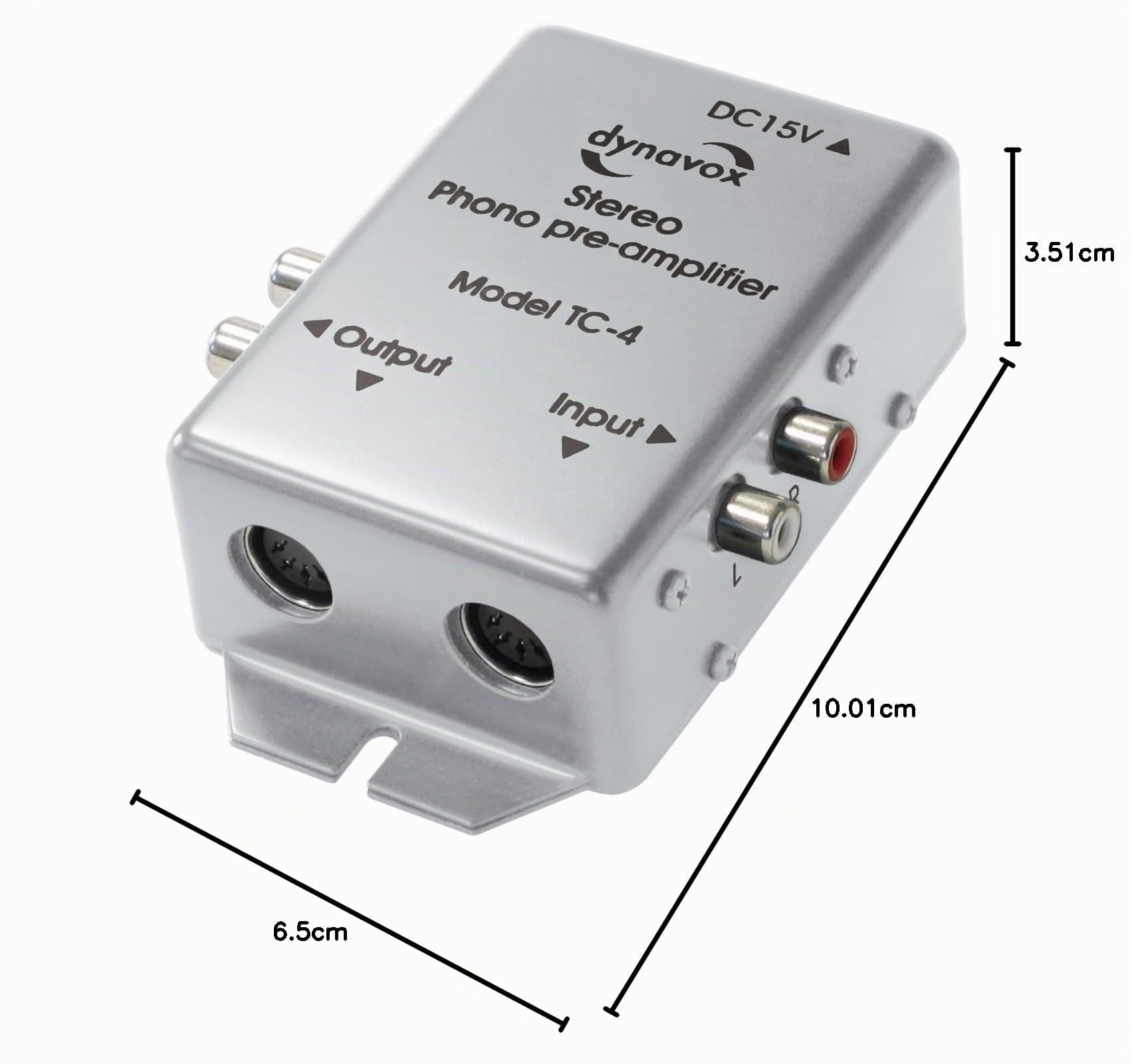Dynavox TC-4 Phonovorverstärker silber