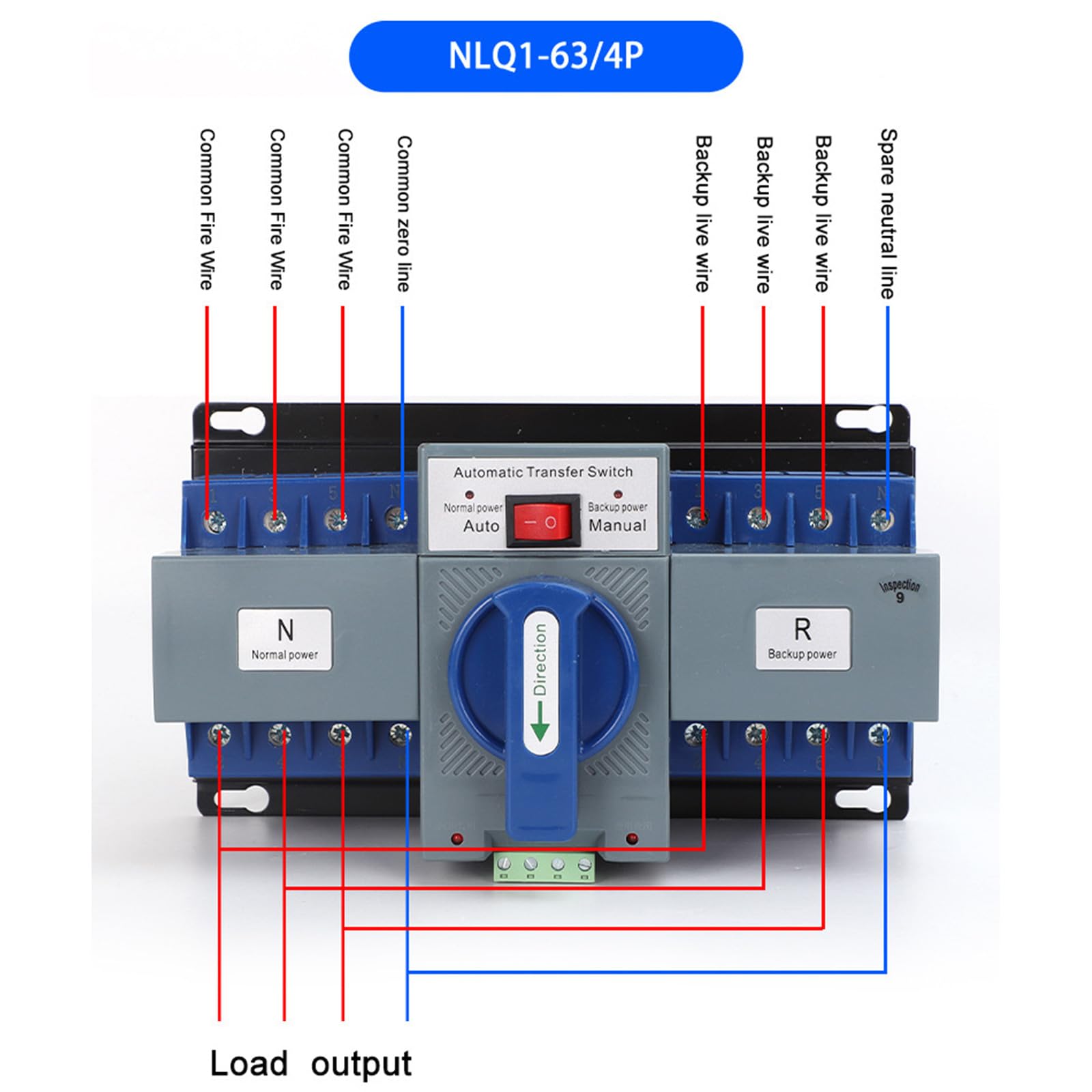 Interruptores de transferencia automática para generador de energía de reserva doble generlink, interruptores dobles ATS Home Backup Interrupción de interrupción de arranque automático Controlador de