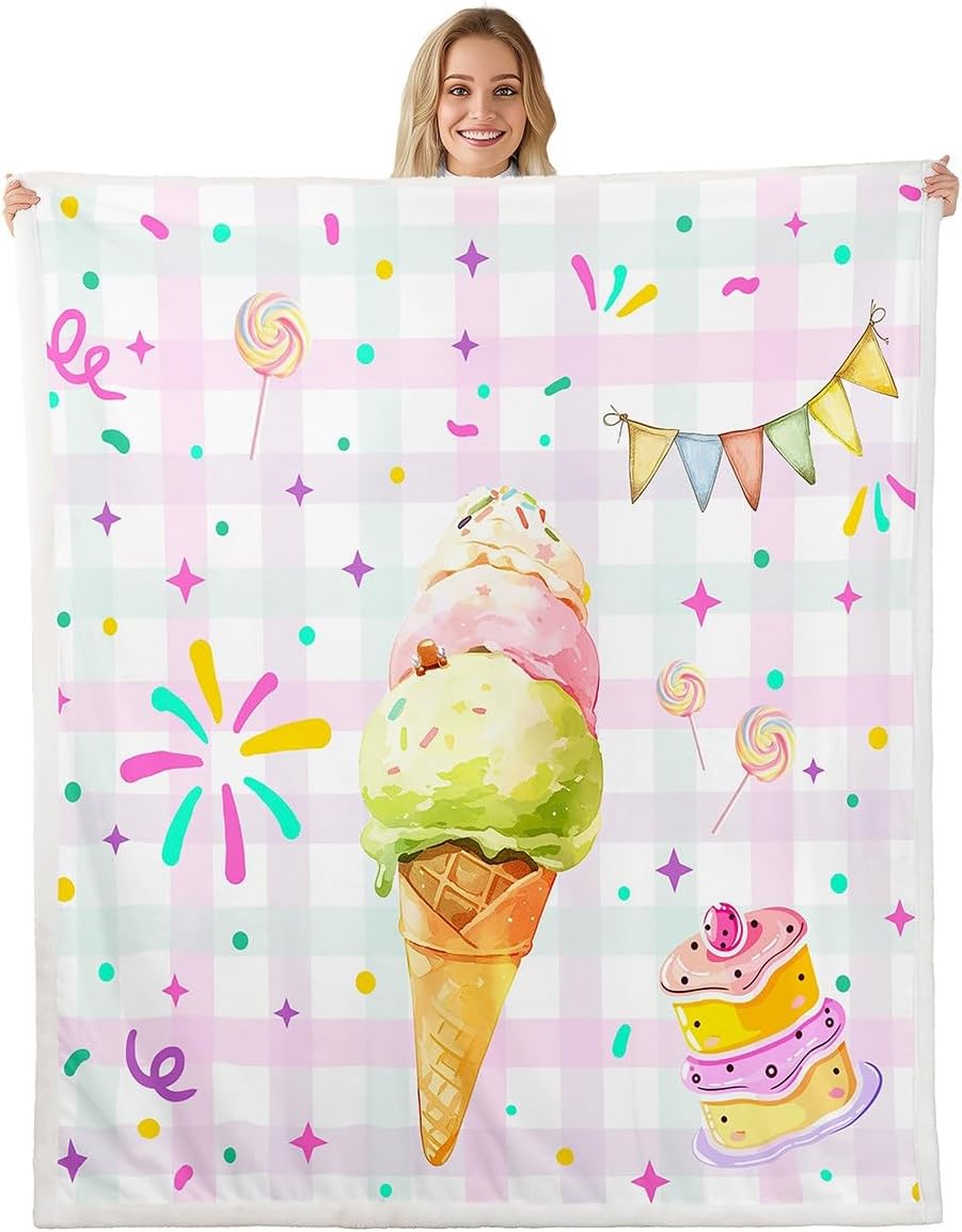 Princess Dress Fleece Flannel Blanket,Girly Pink Shoes Bowknot Bed Blanket,60"x80"Pink Gold Print Bed Plush Blanket,Cute Girly Ballet Dress Lightweight Blanket