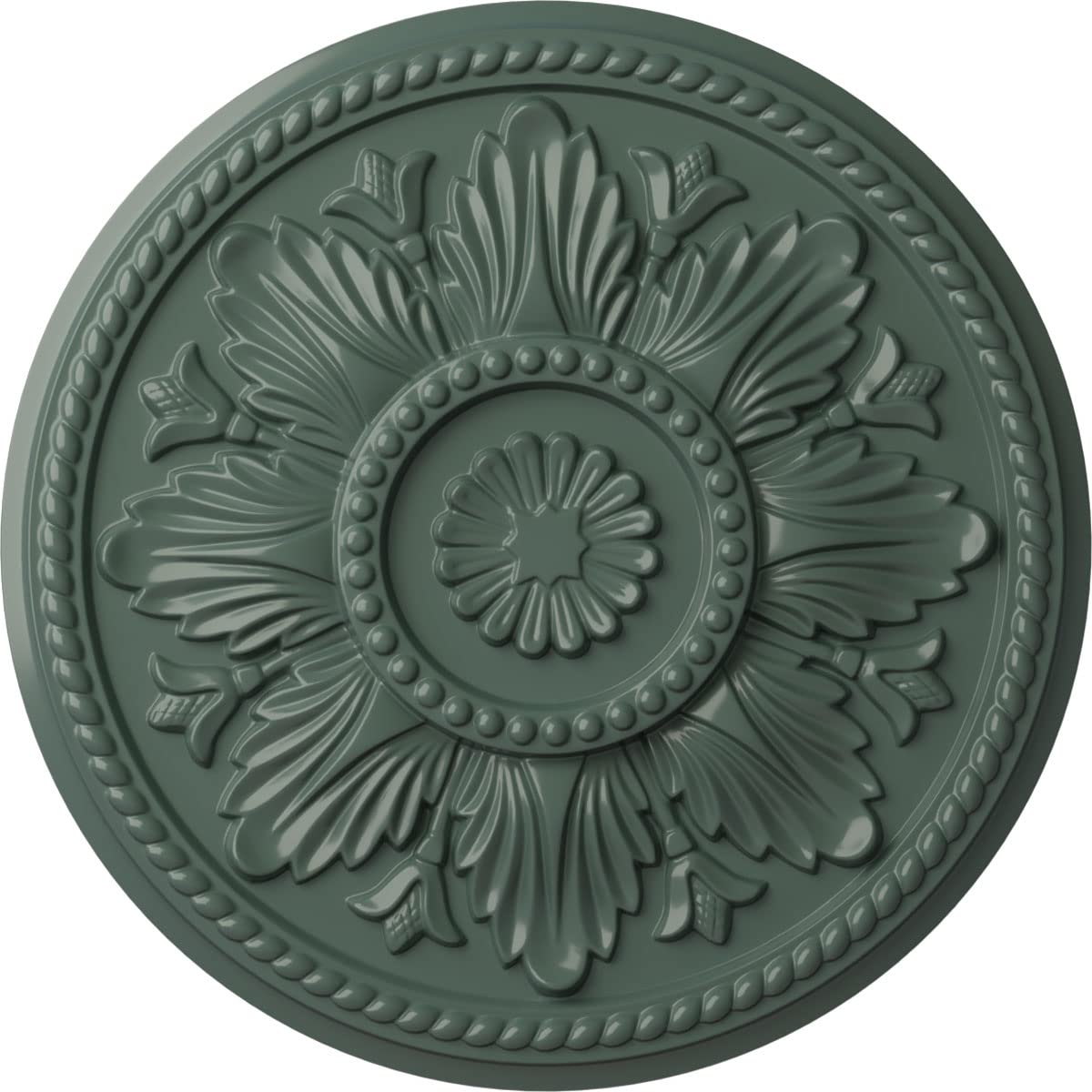 Ekena Millwork CM18EDCBF Edinburgh Ceiling Medallion, Cloud Burst
