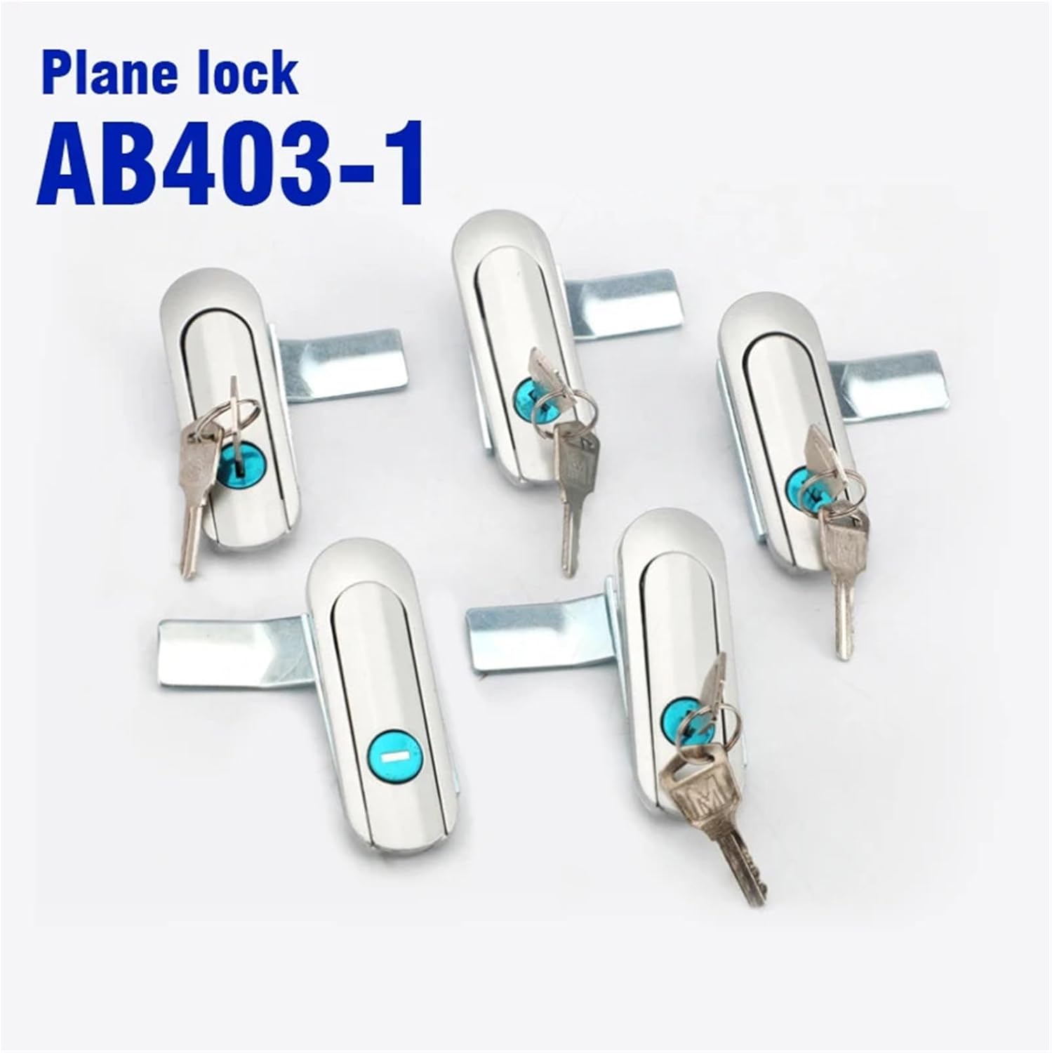 AB403-1 Plane Lock Electric Box Cabinet Door Handle 1Pcs