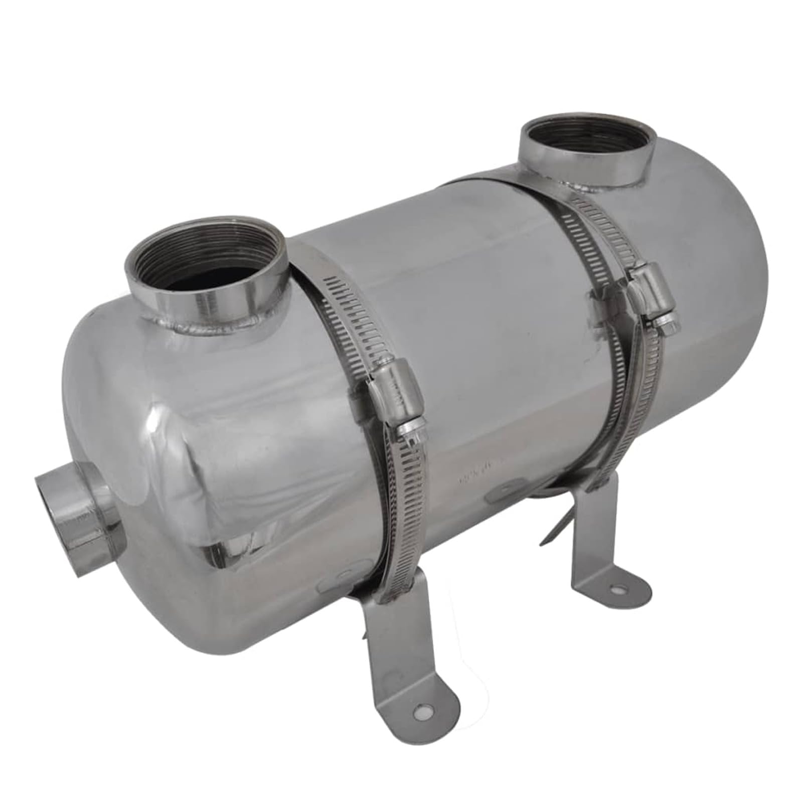 Homgoday Intercambiador de calor para piscina 355 x 134 mm 40 kW, muebles para casa, interior, exterior, salón, dormitorio