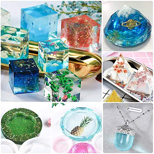 Molde De Resina,Jiangtao 94 PCS molde de resina de fundição de silicone bricolage tecnologia de fabr