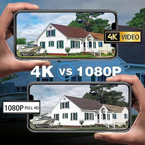 Swann Master 4K 8 Channel Home Security Camera System, 2Tb Nvr, 4 Poe Ip Cameras Outdoor, 8Mp Wired Surveillance Cctv, Heat Motion Vehicle Detection, Led Light, 24/7 Recording Security Camera, 876804 #TOP5