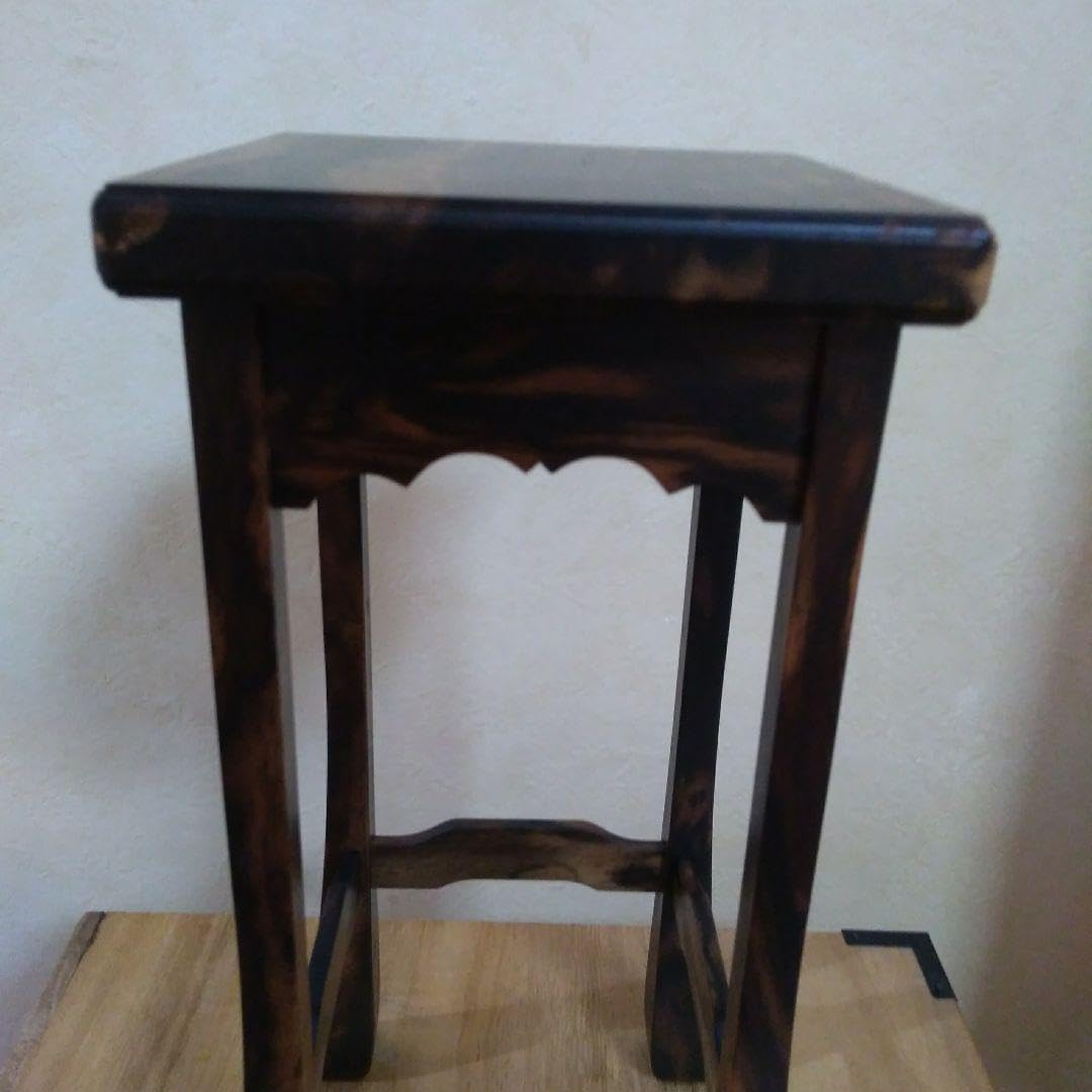 銘木黒柿　特上孔雀杢　将棋駒台 銘木黒柿 特上孔雀杢 将棋駒台 銘木黒柿特上孔雀杢将棋