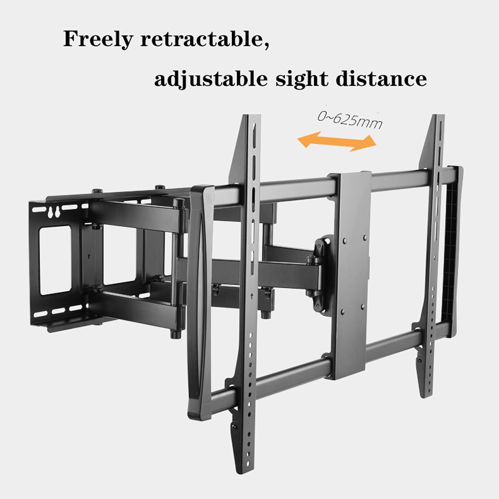 TV Stand Staffa TV montata a Parete Full Motion Articulating Arms Destensione Tilt Rotazione Staffa TV Steel Duty Duty Staffa TV, Max VESA 900x600mm Fino a 176 libbre .per casa, Ufficio