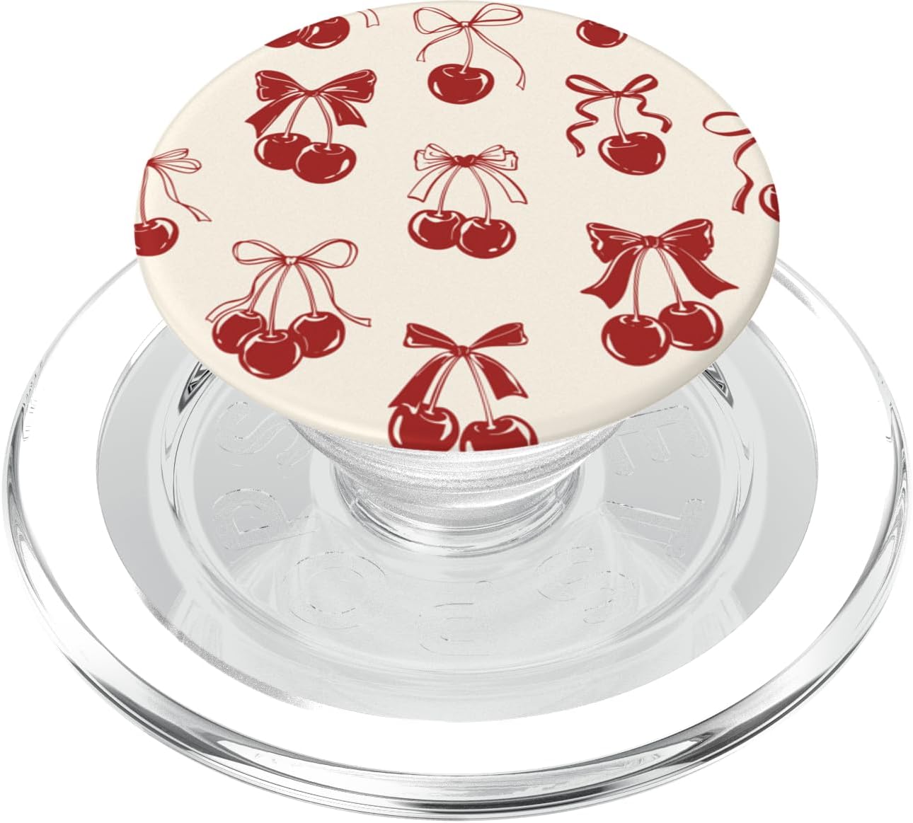 PopSockets Phone Grip – Vintage Cherry Bows PopSockets PopGrip for MagSafe