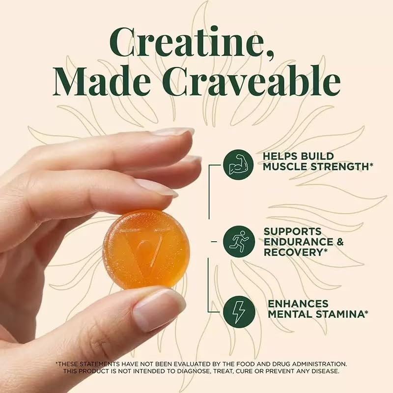 Creatine Gummies masticables de creatina para mujeres y enfoque mental 4