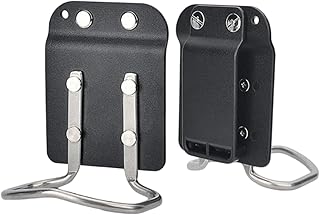 Heavy Duty Steel Hammers Holders for 16 32oz Tool with Glove Friendly Belt Clip and Industrial Construction