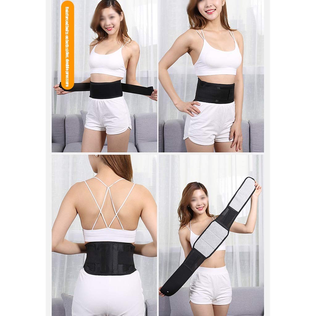 Soutien dorsal, Ceinture Lombaire Élastique À Thérapie Magnétique Auto-chauffante Infrarouge, Soutien(L)