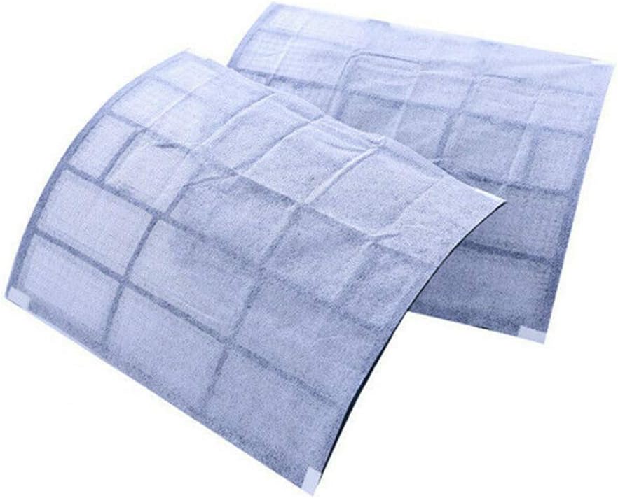 2pcs/Bag Air Vent Filters, Air Filter Material Replacement Air Condition Cleaning Mesh to Stops Most Particles and Dust(2pcs/Bag)
