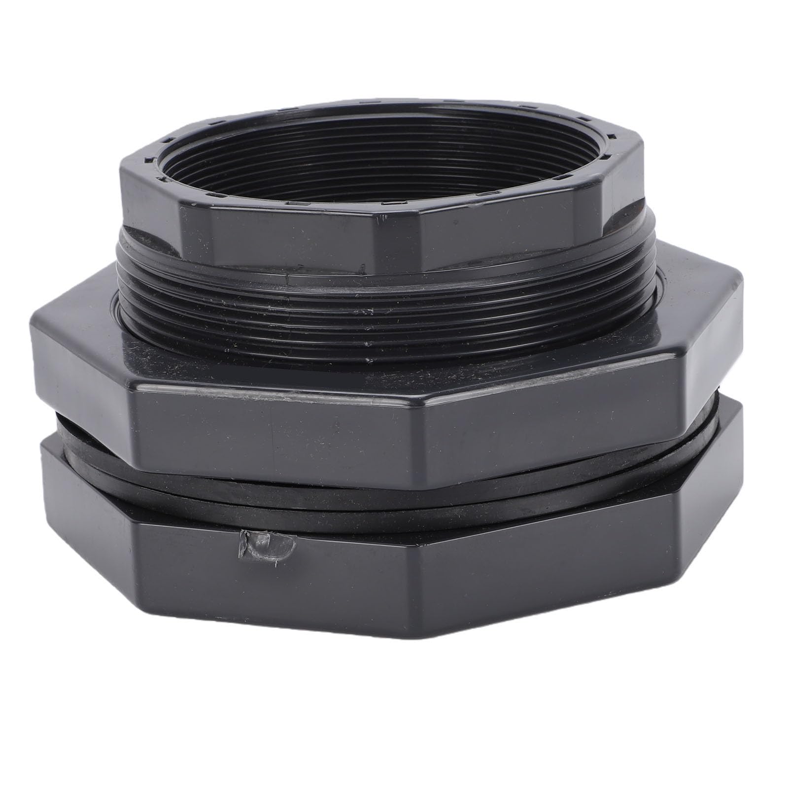 FTVOGUE Connecteur de Réservoir D'eau PVC 3 Pouces, Raccord fileté NPT pour | Conception facile à utiliser, joint EPDM pour l\'étanchéité, conçu pour diverses applications d\'eau, matériau PVC robuste