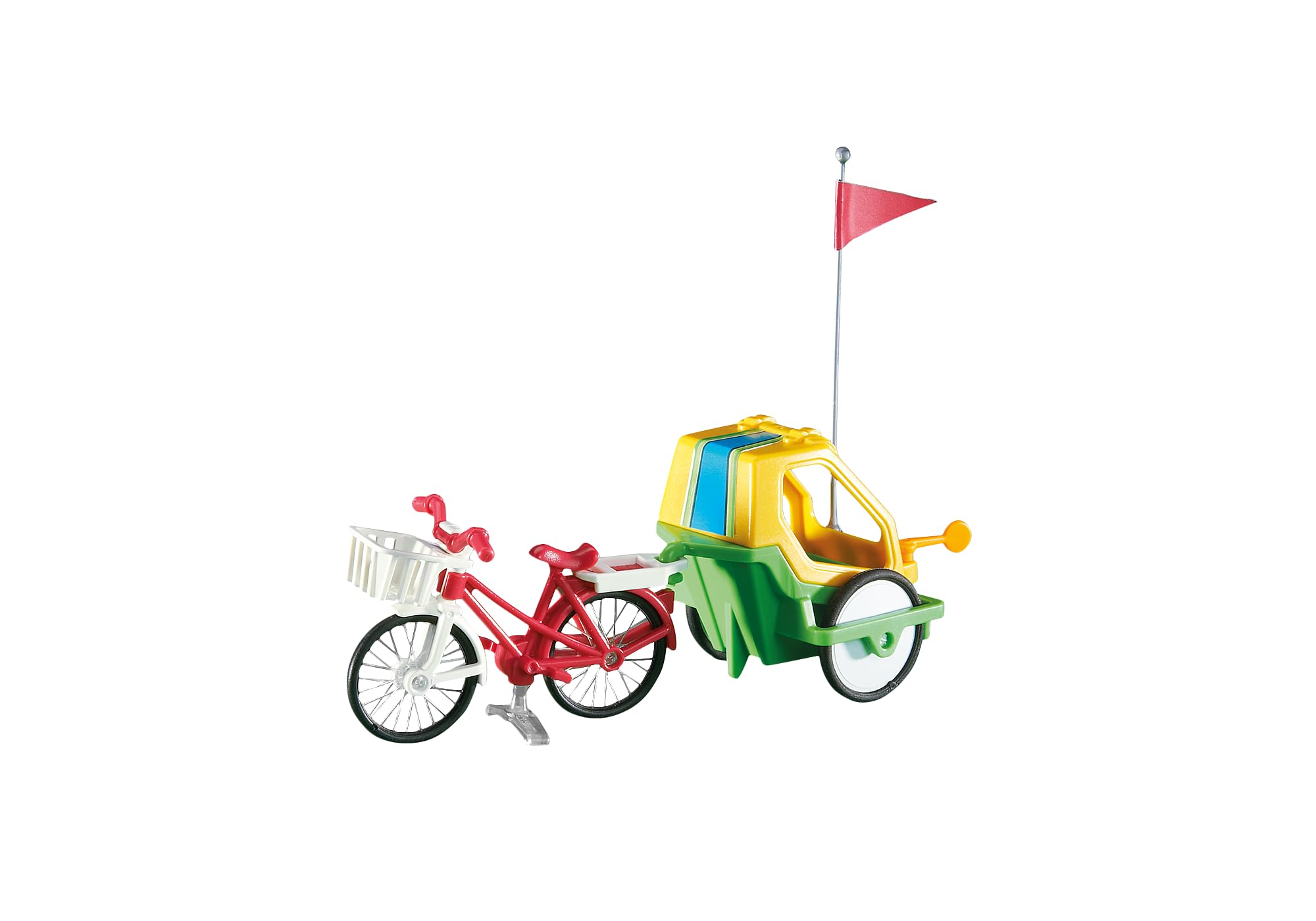 Playmobil 6388 Fahrrad mit Kinderanhänger (Folienverpackung) Spielzeug