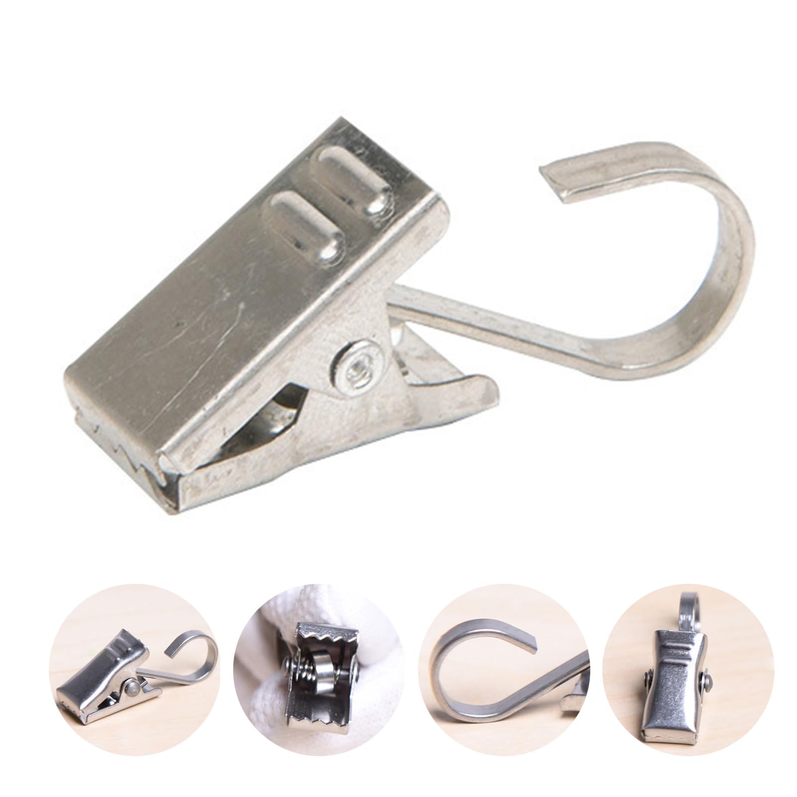 Ganci per tende con clip Opzionale Pacchetto Ganci Ganci Clip Anelli per appendere Tende Anelli decorativi