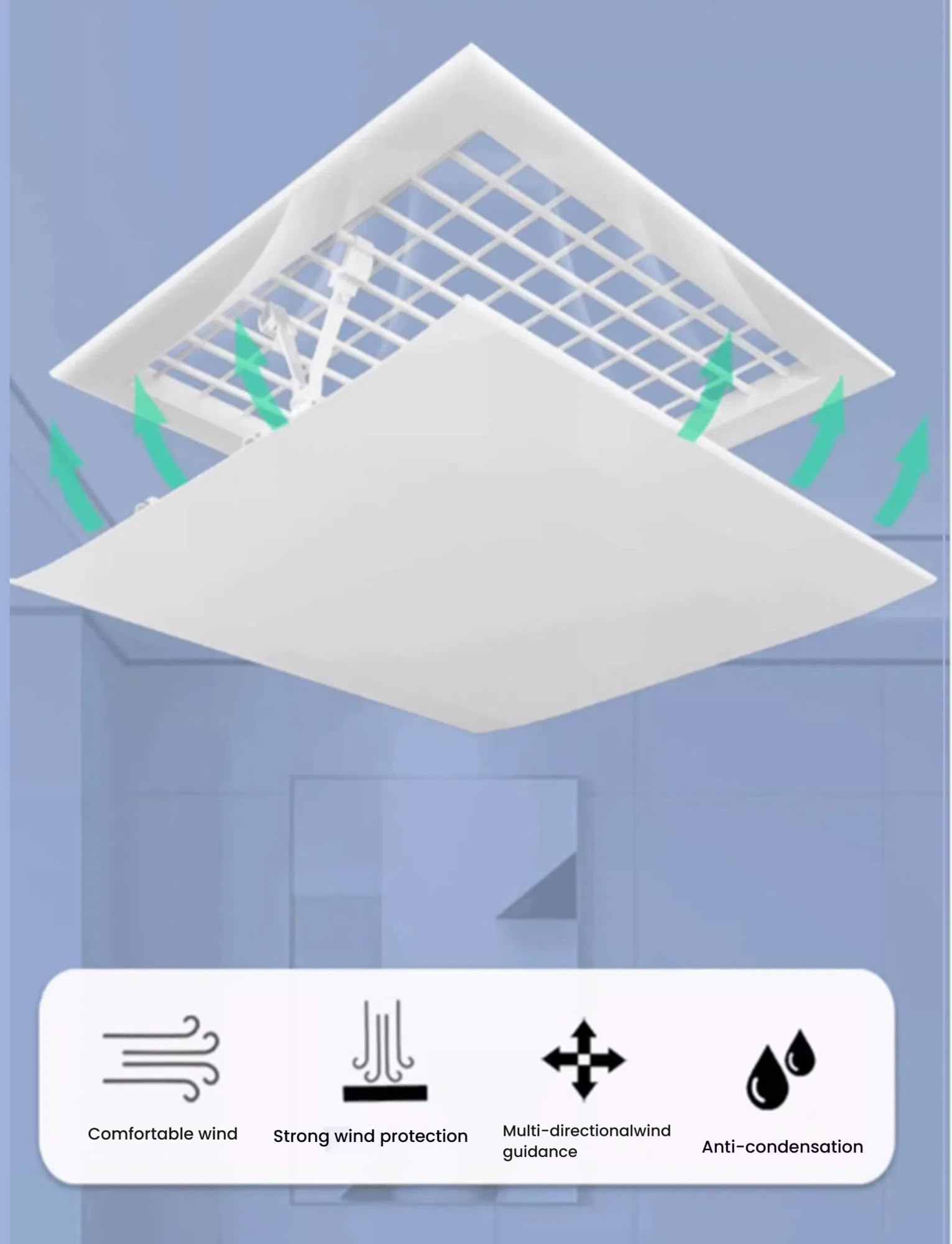 Einstellbare Klimaanlage für Gewerbe- & Büroräume Energieeffizientes Kühlgerät Tragbares AC mit Fernbedienung Ideal für große Räume
