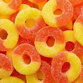 Fizzy Peach Rings V H H - 800G