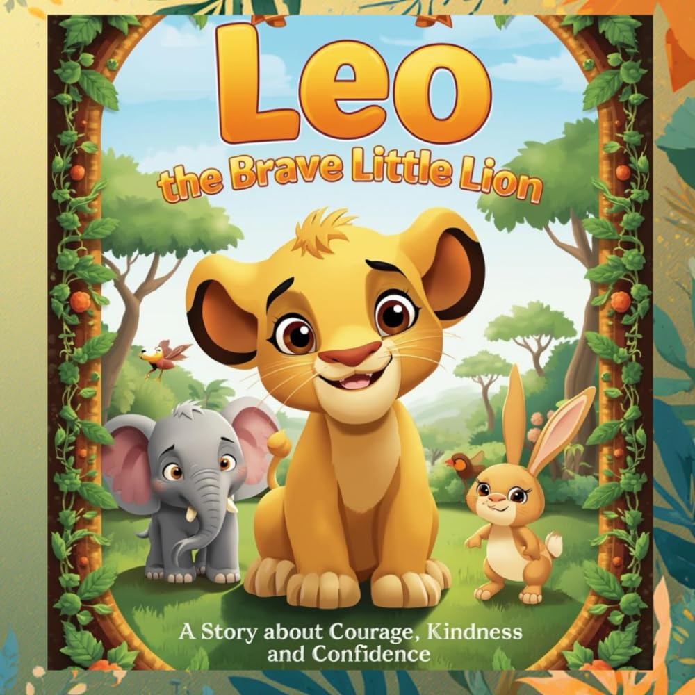 Leo the Brave Little Lion: A Story about courage,, Kindiness, and confidence