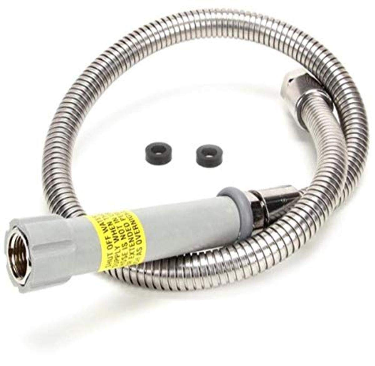 T&S BRASS B-0036-H - Manguera flexible de acero inoxidable de 36 pulgadas