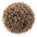 AISI QUEENS Synthetic Afro Puff Curly Hair Ponytail Short Kinky Curly African American Wrap Updo Drawstring Hair Extensions with 2 Clips(1B/27)