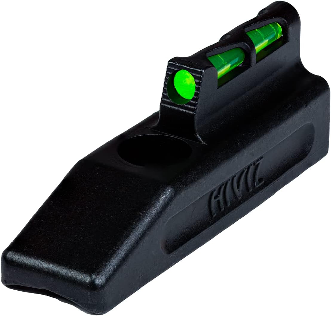 HIVIZ HRBLW01 Ruger Mark II and Mark III Interchangeable LITEWAVE Front Handgun Sight Green, Red, and White, One Size