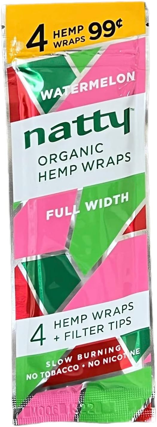 Natty Rolling Paper Pre-Wraps Combo Variety 9 Packs + RSV Scoop Card