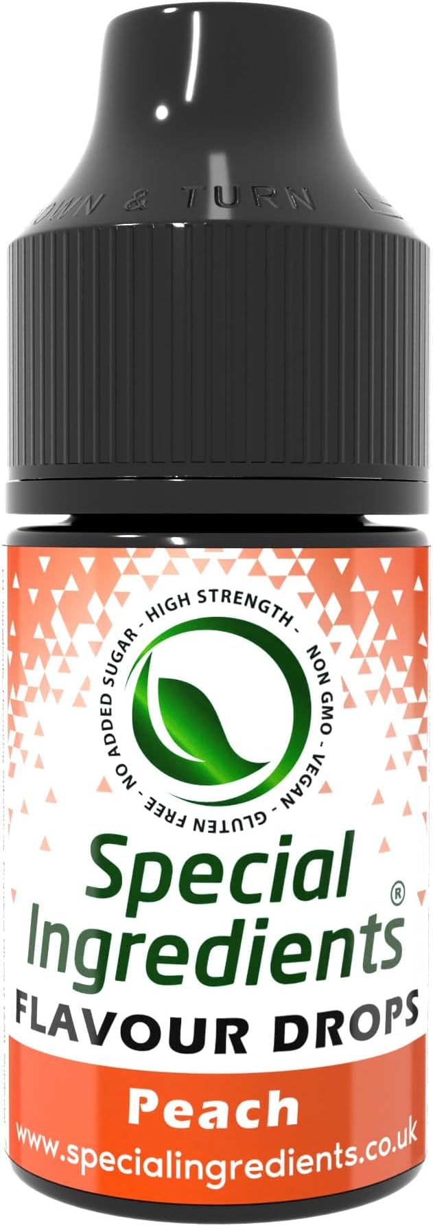 Peach Flavour Drop 500ml Highly Concentrated Versatile Food Flavouring - Vegan, Non GMO, Gluten Free