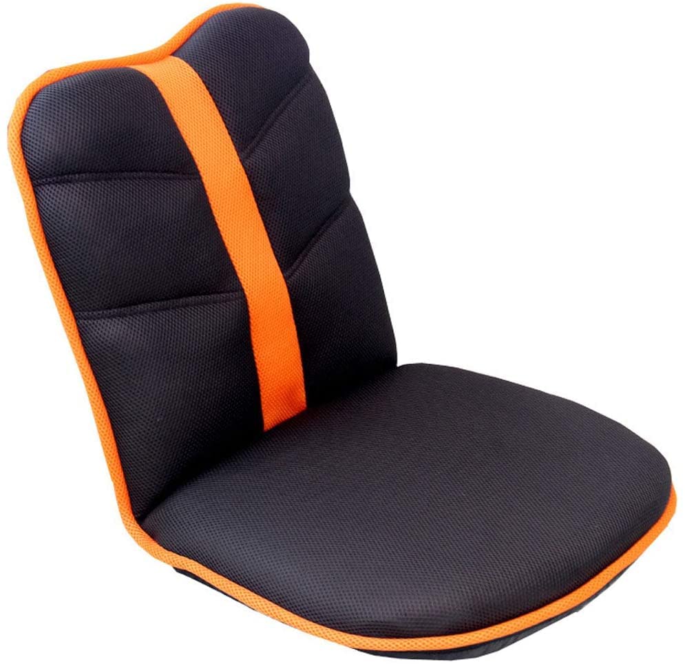 Chaise japonaise sans pieds pliante avec revêtement matelassé ultra doux
