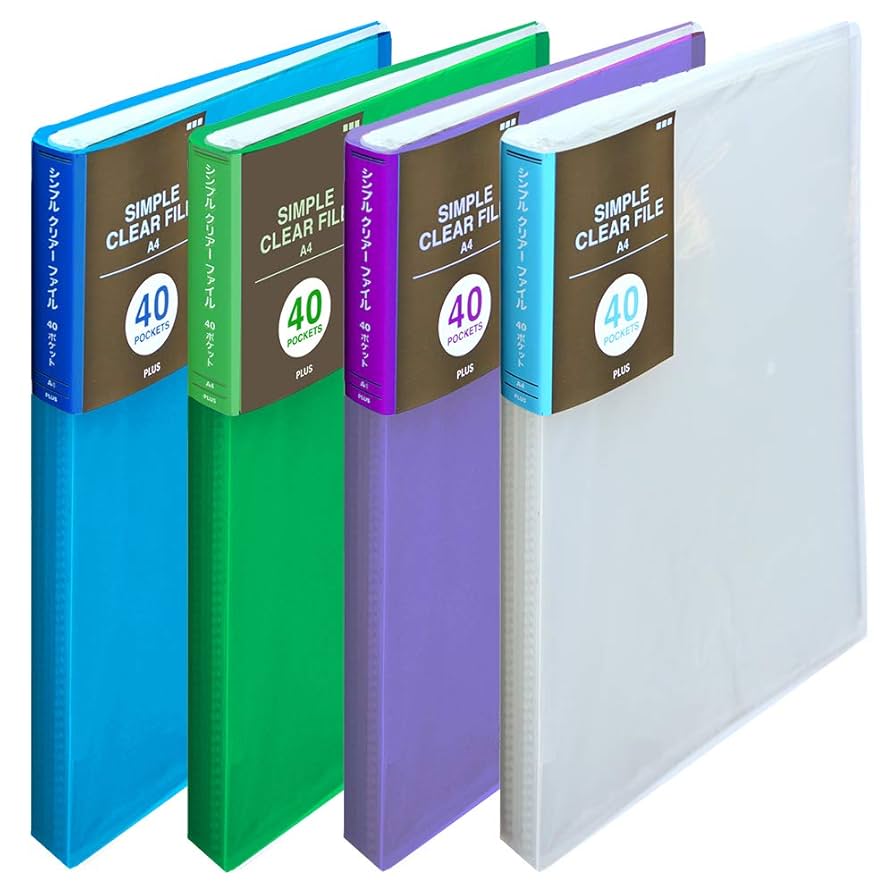 clear file color baseファイル40ポケットA4 29冊セット clear file color baseファイル40ポケットA4 29冊セット Amazon