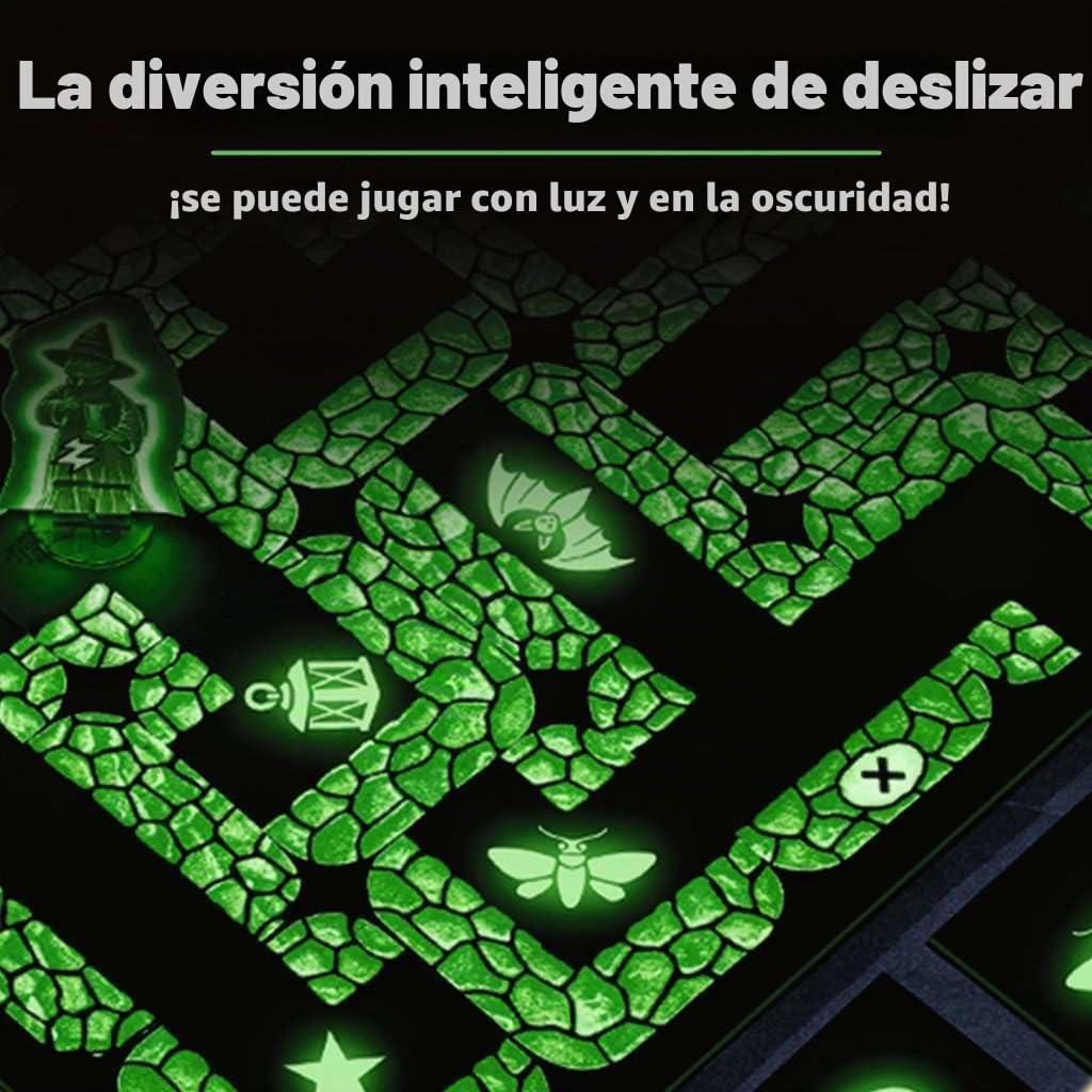 Ravensburger 26687 – Laberinto Glow in The Dark – Clásico Familiar con Color Luminoso, Juego para niños y familias a Partir de 7 años – Juego de Mesa Adecuado para 2 – 4 Jugadores – Buscar Tesoros