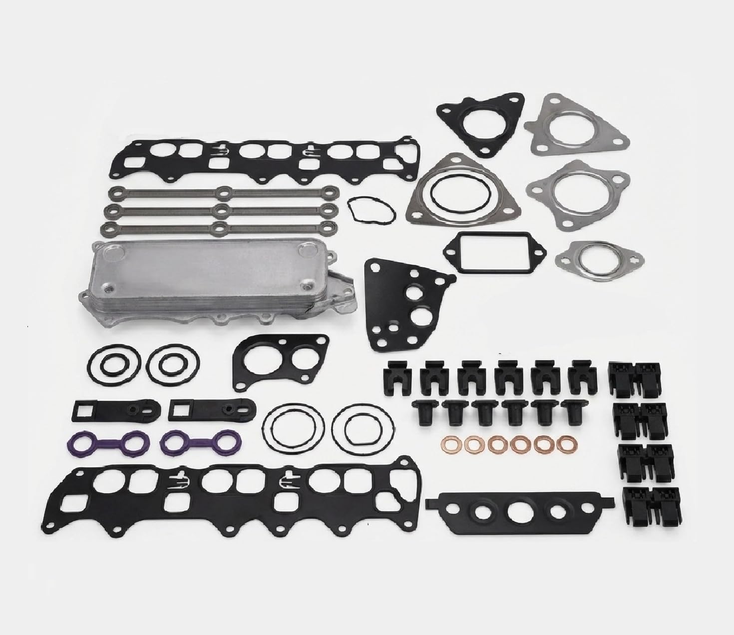 OM642 Ölkühler Dichtungssatz Kompatibel mit Mercedes Ml320 W164 W204 | ölkühler + dichtungssatz für mercedes W203 W204 W211 W212 W213 M272 OM642 6420903237 A6420907737