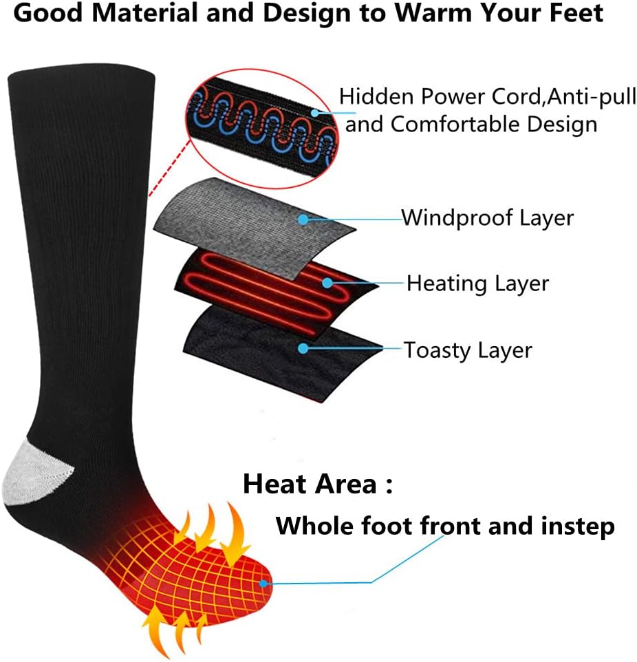 Savior Heated Socks, Small - Image 4