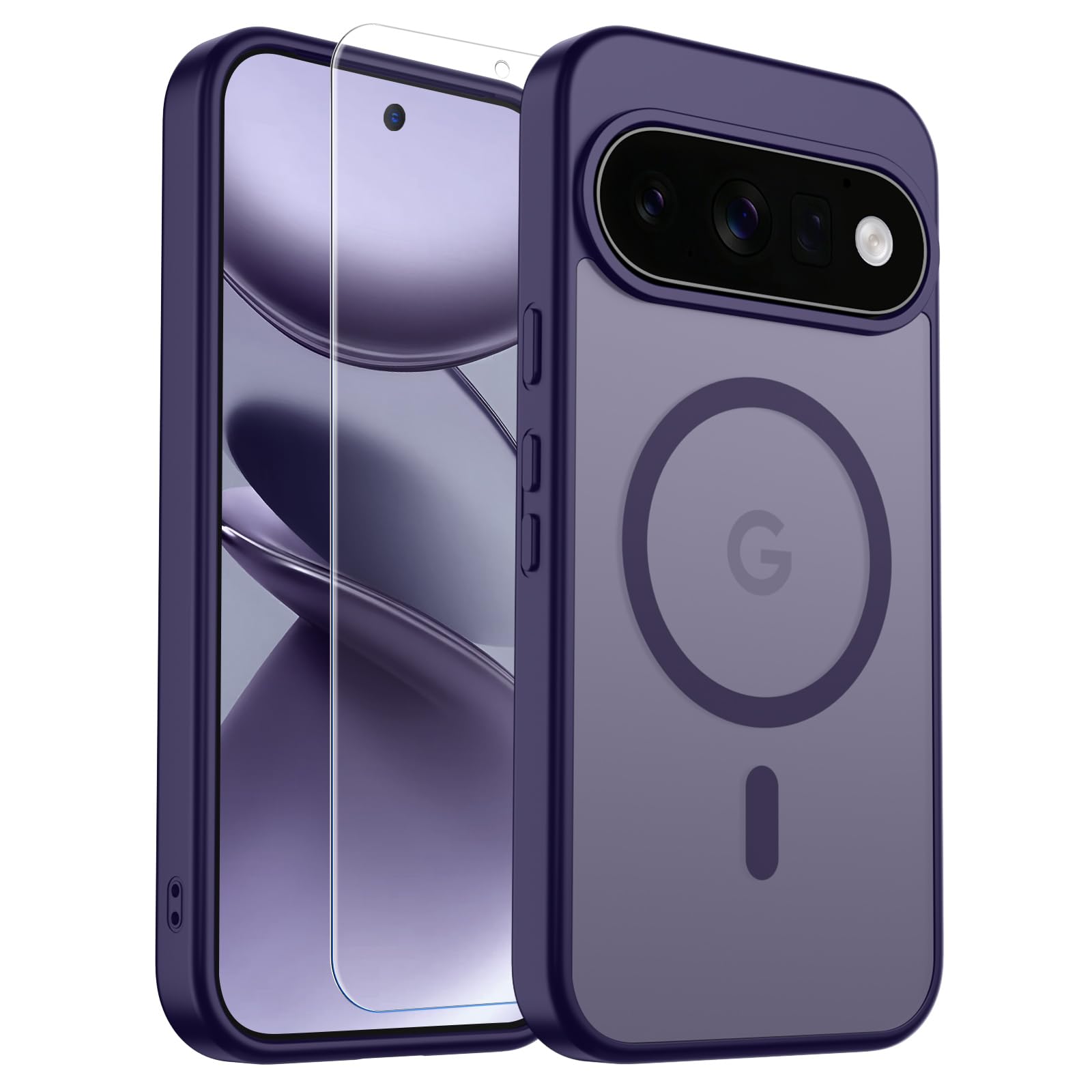 SUPFINE Magnetic for Google Pixel 11 Pro XL Case - Dark Purple