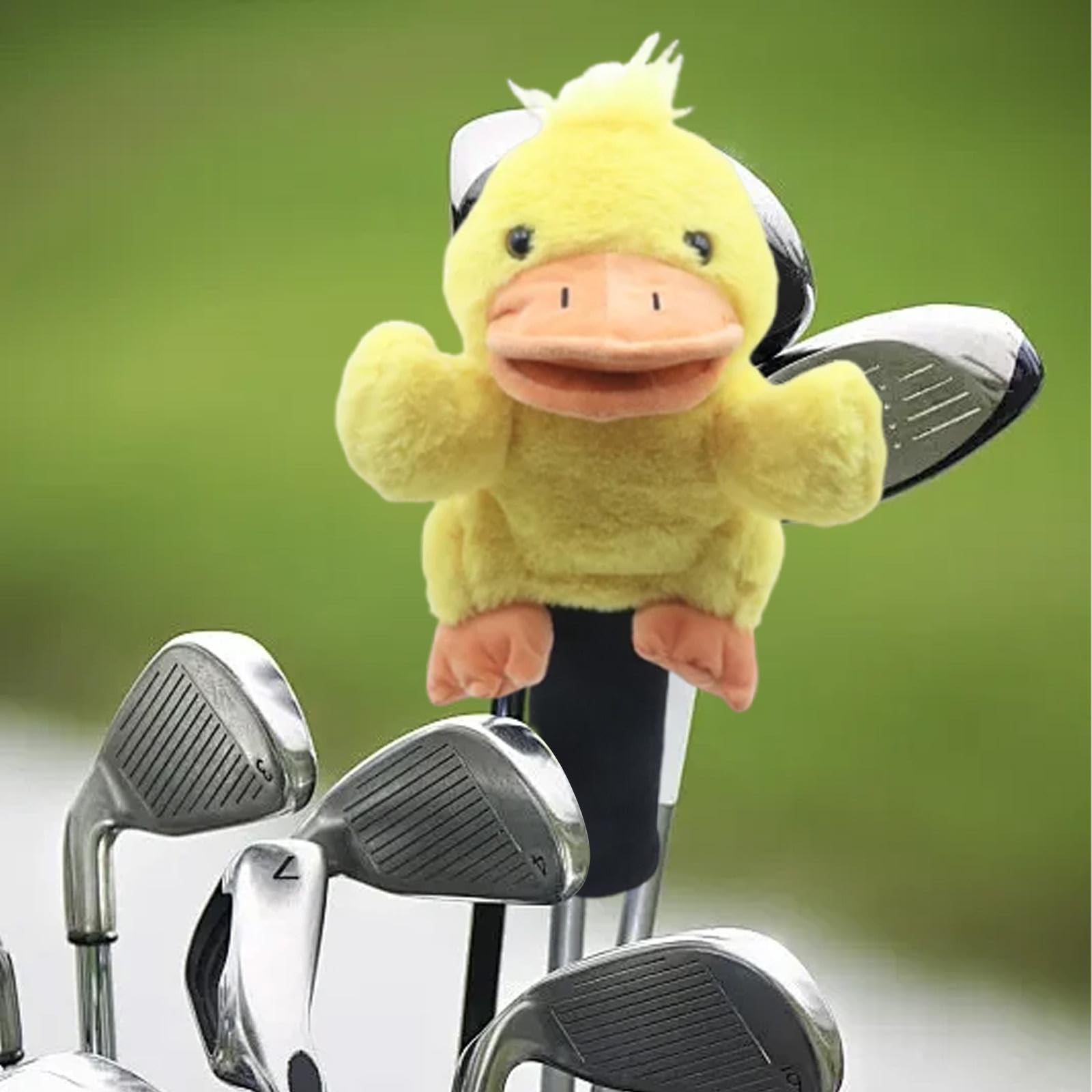 Milageto Funda de de Golf con diseño de Animal, y Gruesa, Divertida y de Peluche, Ideal para Familiares y compañeros de Trabajo en año