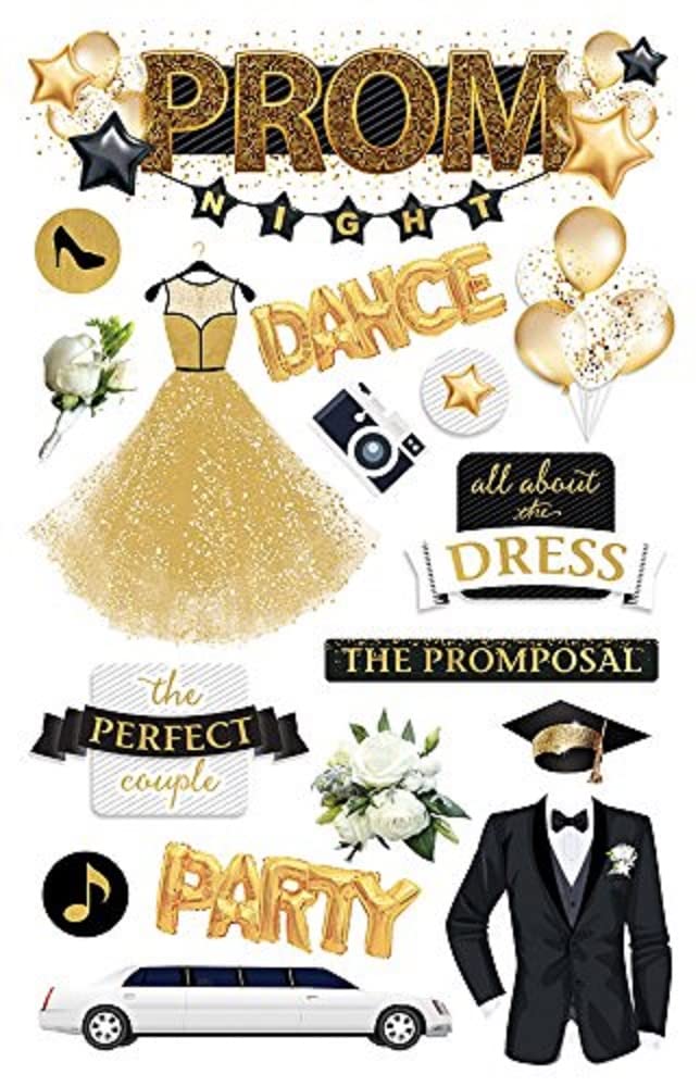 Paper House Productions Stickers Dimensional (3 Pack), 3 Piece