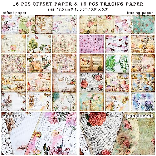 Papel vintage padrão papel para scrapbooking papel decorativo papel decoupage de um lado vários desi