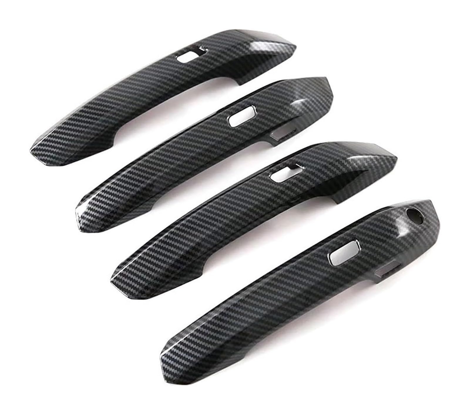 STRJUS Car Door Handle Cover for Q5L 2018 Full-Coverage Door Handle Bowl Decoration Anti-Scratch Modification Accessories Protector(Carbon Fiber Pattern)